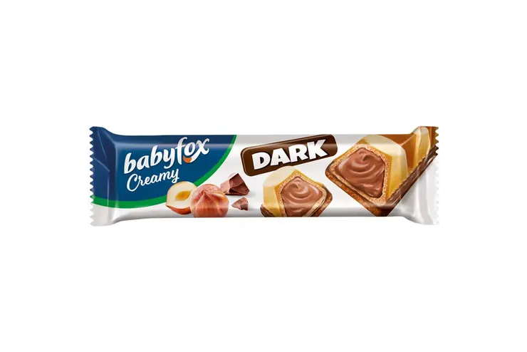 «BabyFox», вафельный батончик Creamy Dark, 18,2 гр