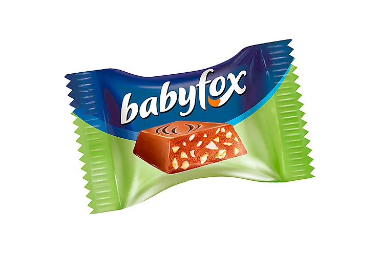 «BabyFox», конфеты шоколадные mini с фундуком 1 кг