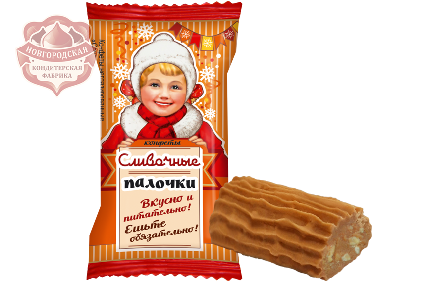 СЛИВОЧНЫЕ ПАЛОЧКИ. НОВОГОДНЯЯ СЕРИЯ. 1 кг