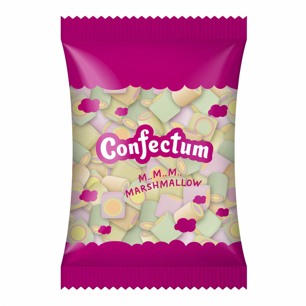 Маршмеллоу кислый «Confectum Sour Cuberoll» со вкусом лайма, маракуйи, лимона, 600 гр 