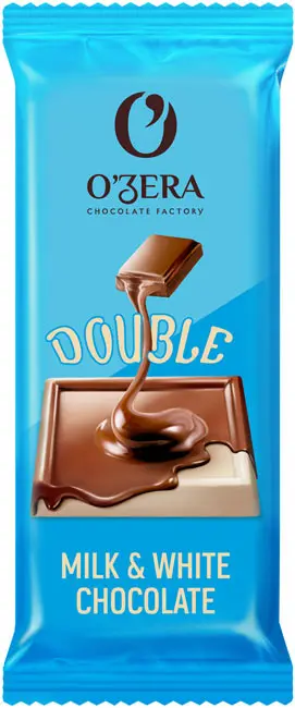 «O'Zera», шоколад Double Milk & White chocolate, 24 гр