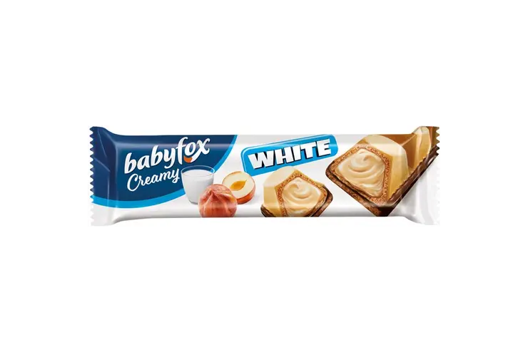 «BabyFox», вафельный батончик Creamy White, 18,2 гр