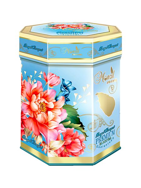 Чай Monzil ж/б 100гр Королевский Букет (Цветы) 