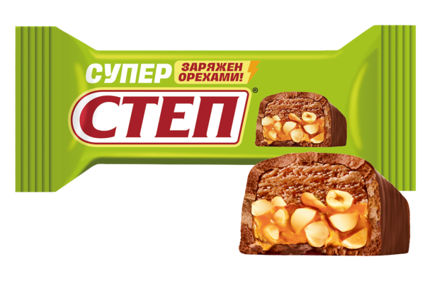    "Super Step" с шоколадной нугой и лесным орехом 1 кг