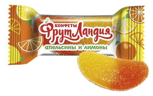   Конфеты «Фрутландия Апельсинов и Лимонов» 1 кг