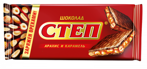 «Степ» арахис и карамель 100 гр.