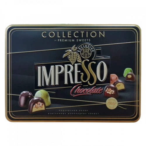 Подарочный набор шоколадных конфет «Impresso» рremium, ж.б. 423 гр.