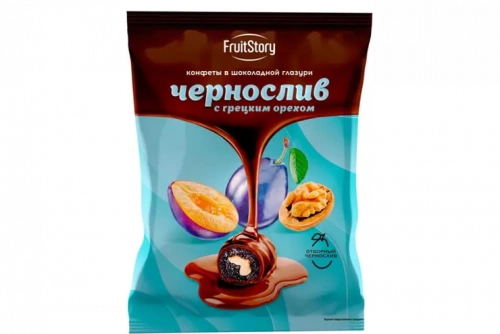  Чернослив  с грецким орехом в шоколаде 1 кг
