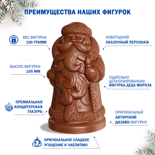 Новогодняя фигурка" «Дед мороз" 100 гр. пакет