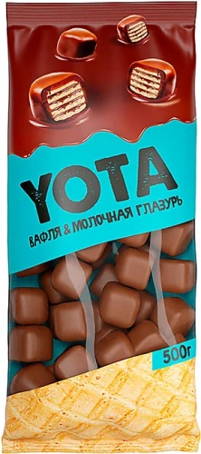 Драже вафля в молочно-шоколадной глазури (упаковка 0,5 кг)