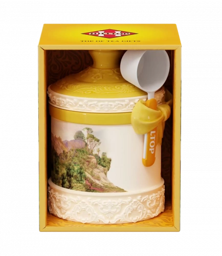 Чай Hilltop керамическая чайница с ложкой, 50 г