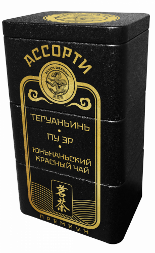 Ассорти байхового чая "ЗОЛОТО" 90 гр.
