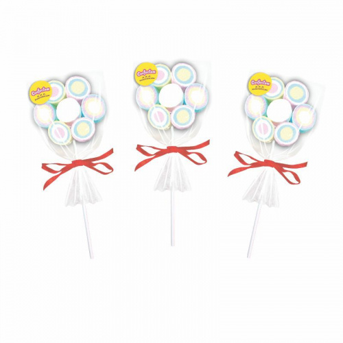 Маршмеллоу "Confectum Marshmallow pops" в форме цветочка 28гр