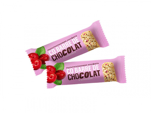Конфеты Мультизлаковые Co barre de Chocolat с клюквой 1 кг