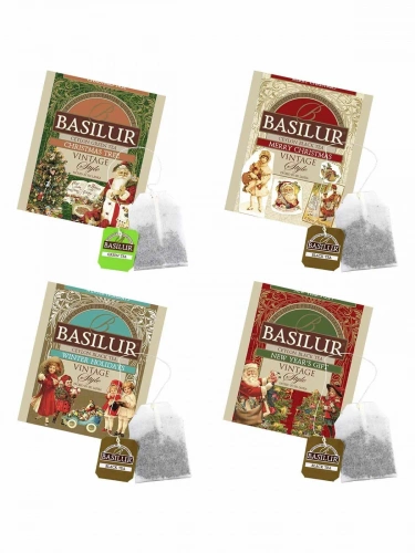 Чай Basilur винтаж ассорти 40 пакетиков