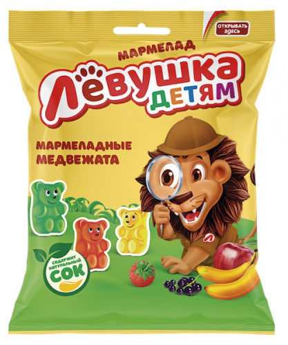 Жевательный мармелад "Левушка  детям"",35 гр.