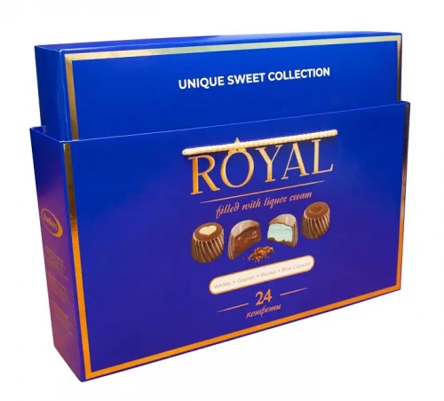 Конфеты шоколадные Royal Collection ассорти с сумочкой 370 г