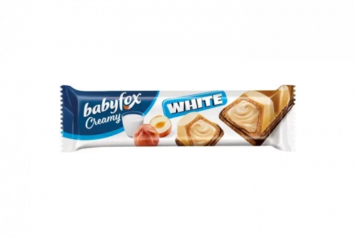 «BabyFox», вафельный батончик Creamy White, 18,2 гр