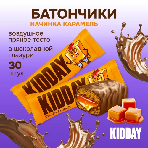 Батончик Киддей со вкусом карамель 40 гр